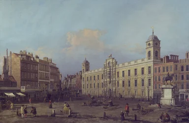 London, a view of Northumberland House, looking eastward
