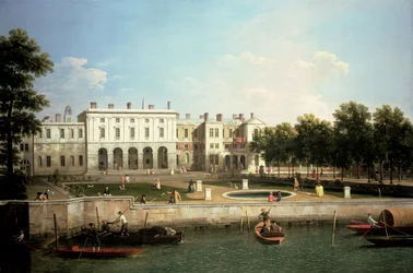 Old Somerset House from the River Thames, London