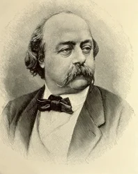 Portrait of Gustave Flaubert, Engraving