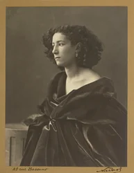 Portrait of Sarah Bernhardt in 1864 by Nadar