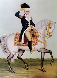 George Washington on horseback