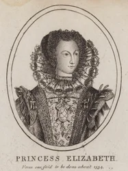 Princess Elizabeth, daughter of King Henry VIII and Anne Boleyn