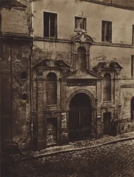 Entrance to the Hospice des Menages, rue de Sevres in 1868