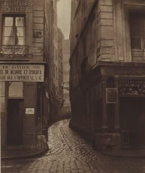 Rue Tirechape, taken from Rue Saint-Honore, demolished for Rue du Pont-Neuf