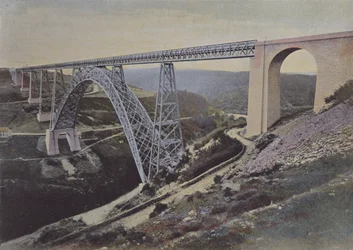 Garabit Viaduct (coloured photo)