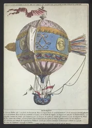 Design for a balloon of a diameter of 120 feet to make an ascent from Dijon