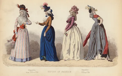 Fashion in France: Republic from 1790 to 1792; Republic 1793 and 1794