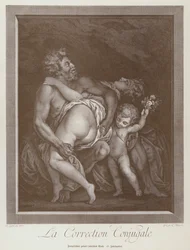 Marital Correction, French Cartoon