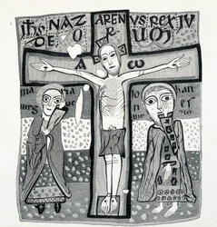 Religious Art, Christ on the Cross. 12th century