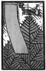 Japanese playing card with picture of a leaf