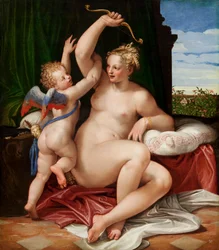 Venus Disarming Cupid