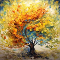 Colorful Tree Artwork