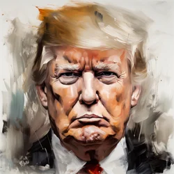 Donald Trump Portrait Painting