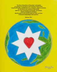 The Star of Heartlove of Rosental as Symbol for Peace in All Countries of the World