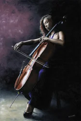 Emotional Cellist