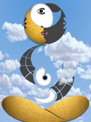 zeigende Gebärde (II) (aus der Serie: Prinz Vogelfrei)