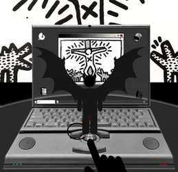 Der Antichrist (IV) - (aus der Serie: Windows)