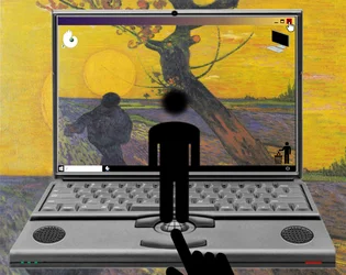 Die Begegnung von Welt und Erde (aus der Serie: Windows)