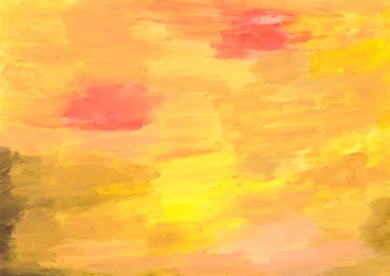 An expressive fusion of red, yellow and orange colors dancing in harmony