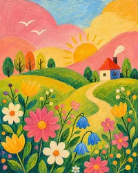 Summer Dream in the Countryside