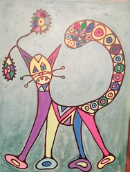 Frustrated cat