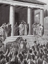 Themistocles honoured at Sparta