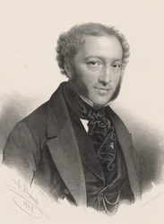 Portrait of pianist and composer Ignaz Moscheles