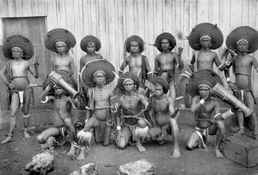 Natives of the Tanimbar Islands, Indonesia