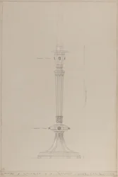 Chapel of Chivalry: proposed silver candlestick