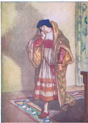 Angelo suffered far more that night than the prisoner he had so unjustly condemned (Measure for Measure), from Tales from Shakespeare pub. by Ward Lock & Co Ltd