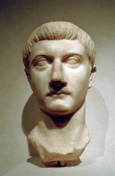 Head of the Roman Emperor Tiberius