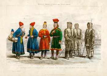 Mongol Race, Lapps and Esquimaux