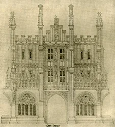 Architectural Drawing: East Front