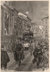 Verdi, Giuseppe: funeral procession, Milan, February 26th, 1901