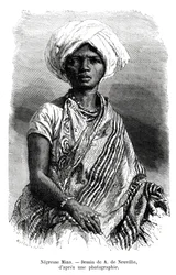 Black woman Mina, Brazil, 19th century