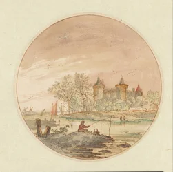 Landscape with an Angler and a Castle