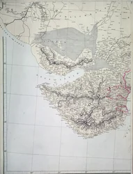 Map of Western India, 1816