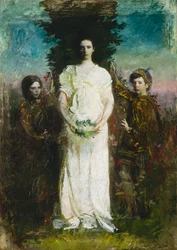 My Children Mary, Gerald, and Gladys Thayer, ca. 1897