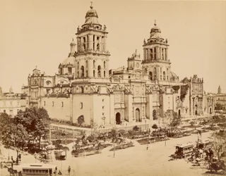 Mexican Views. Mexico. The Cathedral