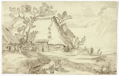 Farm Under Thatched Roofs
