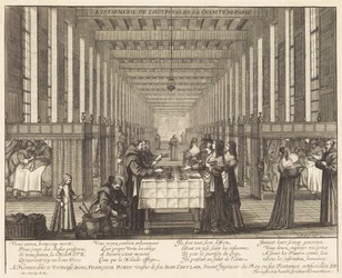 The Infirmary of the Hôpital de la Charité in Paris