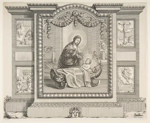 The Nativity with Scenes of The Annunciation, The Adoration of the Shepherds, The Crucifixion