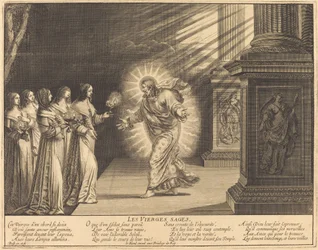 The Wise Virgins Carrying Their Lamps
