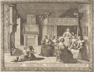 Visit to the New Mother, 1633
