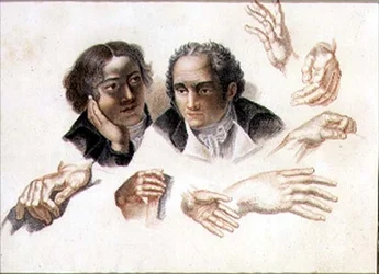 Studies of two gentleman