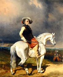 Cavalier on a White Horse