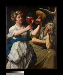 Allegory of Joy and Melancholy, 1628
