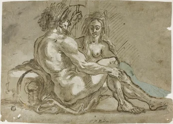 River God and a Nymph