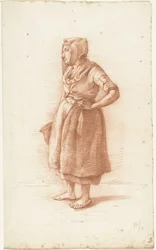Standing Woman to the Left, Hand on Hip