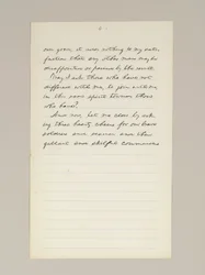 Autograph manuscript of Lincoln